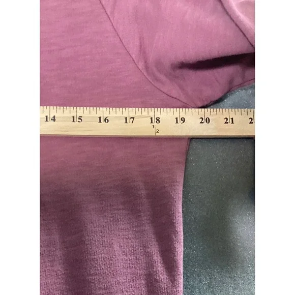 Lush Women's Cotton Tunic Dress with pockets‎ Crushed Berry Sz S Lagenlook Boho - Picture 7 of 10